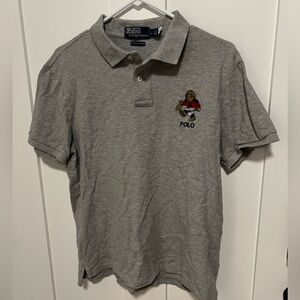 Polo Ralph Lauren Gray Polo Shirt Size L